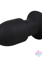 Robo Rimmer Slim Vibrating Anal Plug with Wireless Remote – Black - Image 3