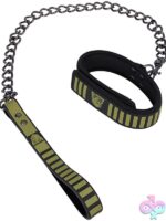 Fort Troff Tactical Collar & Leash – Black/Green - Image 2