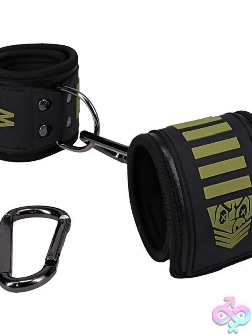 Fort Troff Tactical Wrist Cuffs – Black &Amp; Green - Image 2