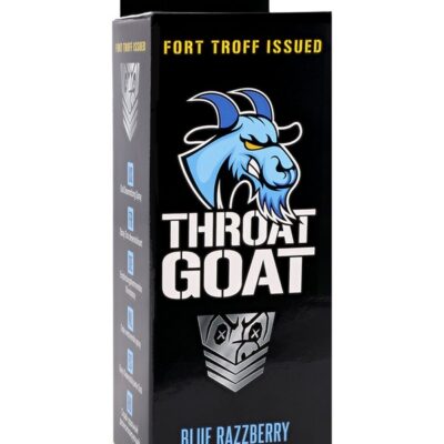 Throat Goat Blue Razzberry deep throat numbing spray 2 oz bottle by Doc Johnson