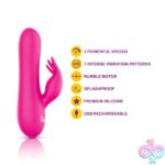Freyja Mini Triple Ticklers Rabbit Vibe - Hot Pink - Image 7