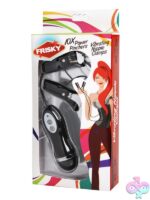 Black metal vibrating nipple clamps with wired remote by Xr - Frisky