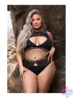 Fuck Labels Keyhole Crop Top & High Waist Bottoms - Image 2