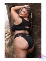 Fuck Labels Keyhole Crop Top & High Waist Bottoms - Image 3