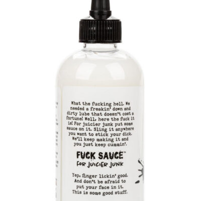 Fuck Sauce Cum Scented Lubricant 8 Oz by CalExotics in pump bottle dispenser