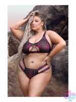 Fuckin' Perfection Cutout Bralette & Caged Panty Set - Image 2
