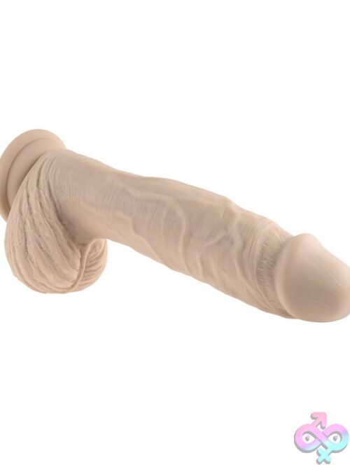 Full Monty Light Realistic Vibrating Dildo With Remote - Image 3