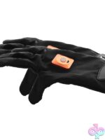 Fuzu Vibrating Massage Gloves – Medium Black - Image 2
