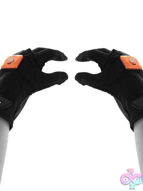 Fuzu Vibrating Massage Gloves – Medium Black - Image 3