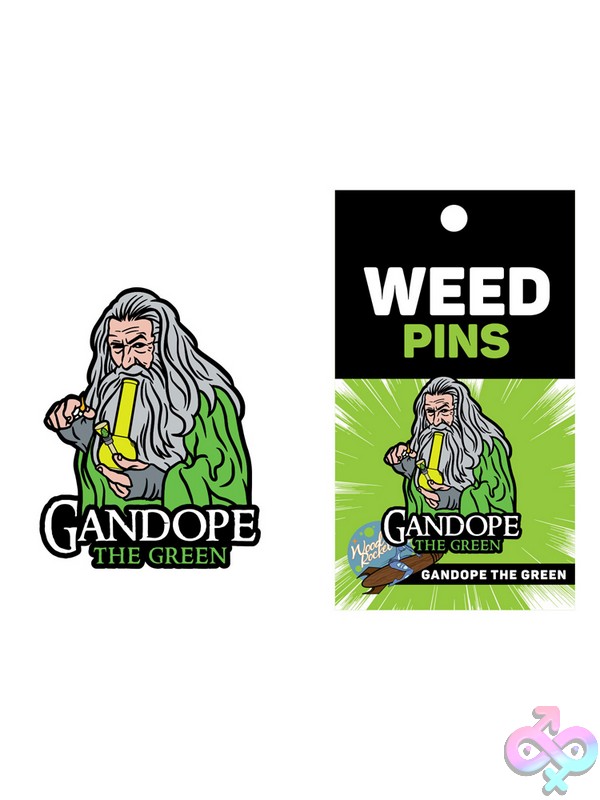 Discreet-Toys-Gadope-The-Green-Pin-Nu-Epw-011 Gandope The Green Soft Enamel Lapel Pin In Yellow And Green Metal By Wood Rocket
