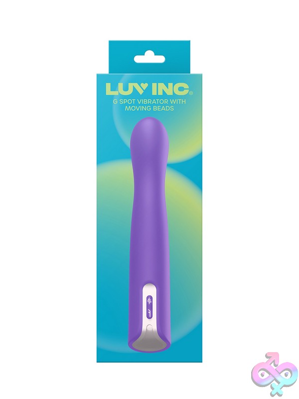 Discreet-Toys-Gb63-G-Spot-Vibrator-With-Moving-Beads-Purple-Nu-Ll-7231-02 Curved Purple Silicone G-Spot Vibrator With Moving Beads By Luv Inc