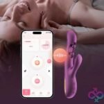 Gem - App Control G-Iggle Balls Rabbit Vibrator - Purple - Image 3