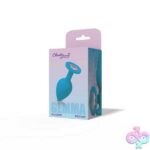 Gemma Clear Iridescent Gem Teal Silicone Plug - Image 14