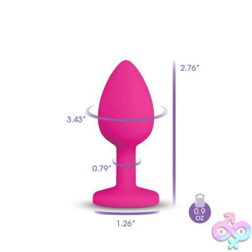 Gemma Purple Gem Pink Silicone Plug - Image 11