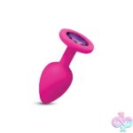 Gemma Purple Gem Pink Silicone Plug - Image 5