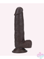 Get Lucky Dark Brown Realistic Dildo 7.5 Inch - Image 9