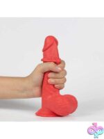 Real Skin Mr. Ruby 7.5" Dual Layer Dildo - Image 2