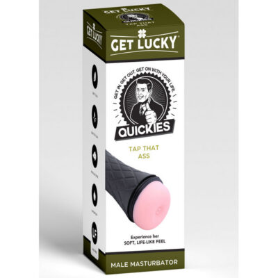 Quickies Tap That Ass Masturbator by Voodoo Toys — realistic feel textured sleeve in beige