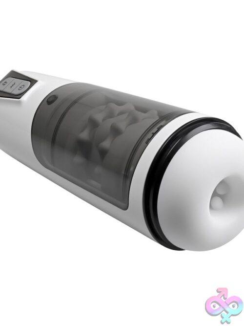 Get Your Stroke On Thrusting &Amp; Vibrating Stroker – White - Image 2