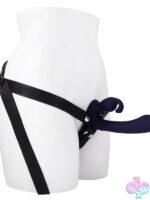 Giving Vibes Strap-On Triple Motor Rabbit Vibrator in Black - Image 2