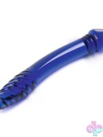 Glas 11" Double-Sided Glass Dildo – Blue - Image 2