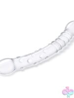 Glas 12" Girthy Double Trouble Glass Dildo - Image 2