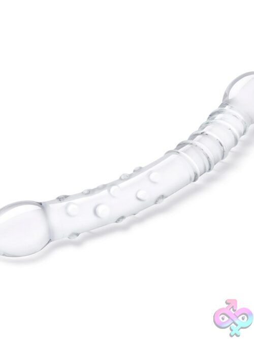 Glas 12&Quot; Girthy Double Trouble Glass Dildo - Image 2