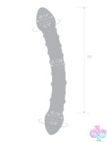 Glas 12" Girthy Double Trouble Glass Dildo - Image 3