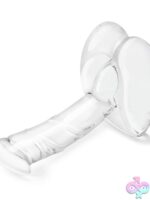 Glas 7.5" Rideable Standing Glass Dildo With Stability Base - Image 2