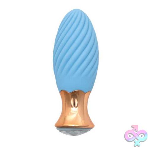 Goddess Diamond Tulip Massager - Blue - Image 3