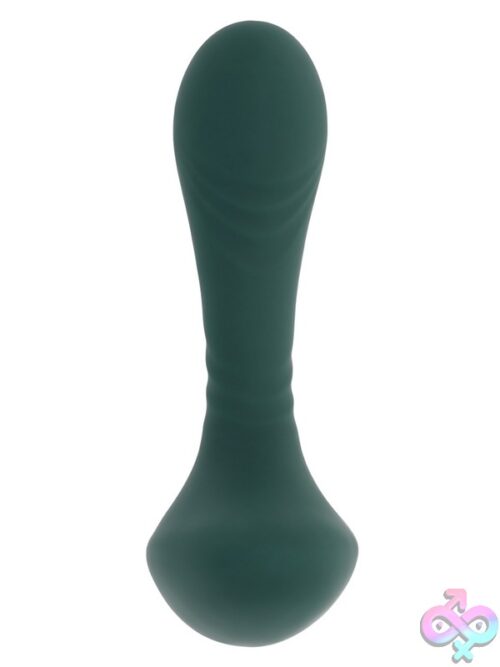 Goes Anywhere Vibrating Silicone Plug – Green - Image 3