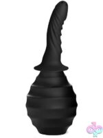silicone anal douche Good Clean Fun Phallic by Icon Brands in black