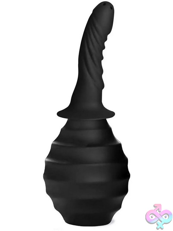 Discreet-Toys-Good-Clean-Fun-Douche-Phallic-Nu-Ic2726 Silicone Anal Douche Good Clean Fun Phallic By Icon Brands In Black