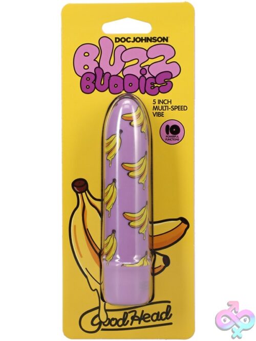 Goodhead Buzz Buddies 5 Inch Muti-Speed Vibe Bananas Lavender - Image 2