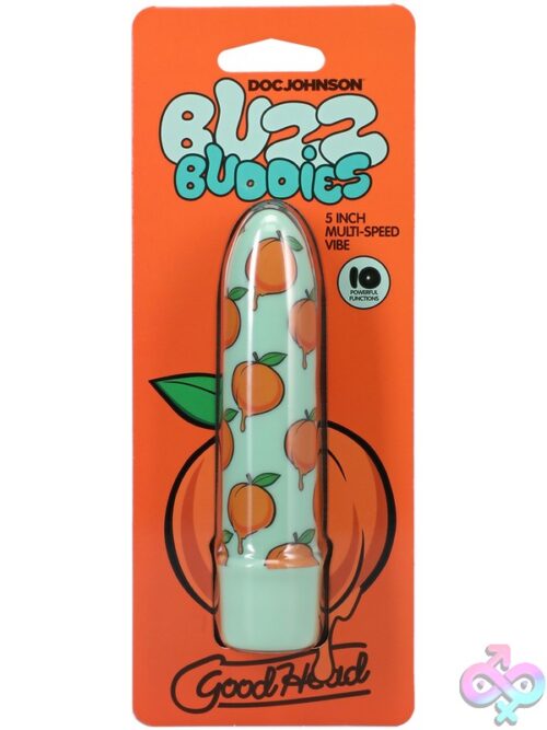 Goodhead Buzz Buddies 5 Inch Muti-Speed Vibe Peaches Green - Image 2