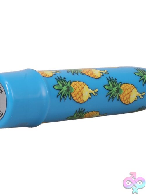 Goodhead Buzz Buddies 5 Inch Muti-Speed Vibe Pineapple Blue - Image 3