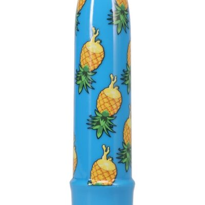 Blue pineapple bullet vibe by Doc Johnson — Goodhead Buzz Buddies 5-inch multi-speed vibrator