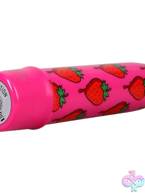 Goodhead Buzz Buddies 5 Inch Muti-Speed Vibe Strawberries Hot Pink - Image 3