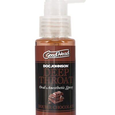 Double Chocolate Throat Spray 2 oz by Doc Johnson — GoodHead Deep Throat Spray