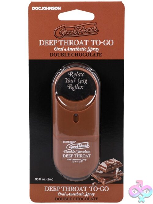 Goodhead Deep Throat Spray To-Go Double Chocolate .30 Oz. - Image 2