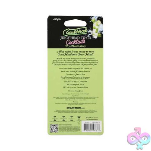 Goodhead Juicy Head Cocktails Dry Mouth Spray To-Go - Mojito - Image 2
