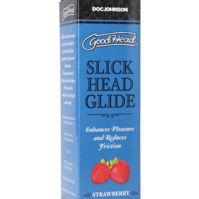 Goodhead Slick Head Glide Strawberry 4 Oz by Doc Johnson — flavored water based lubricant