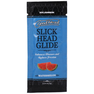 Goodhead Slick Head Glide Watermelon single-use packet by Doc Johnson