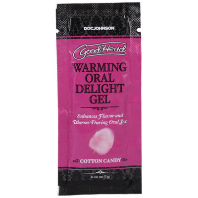 Goodhead Warming Oral Delight Gel Cotton Candy by Doc Johnson single-use packet