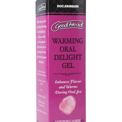 Warming Oral Delight Gel Cotton Candy by Doc Johnson 4 fl oz squeeze bottle