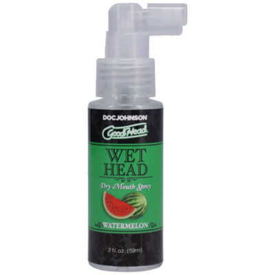 Head Dry Mouth Spray Watermelon Goodhead Wet Head by Doc Johnson 2 fl oz