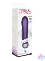 Gossip Charlie compact wand vibrator in violet body-safe silicone by Curve Novelties
