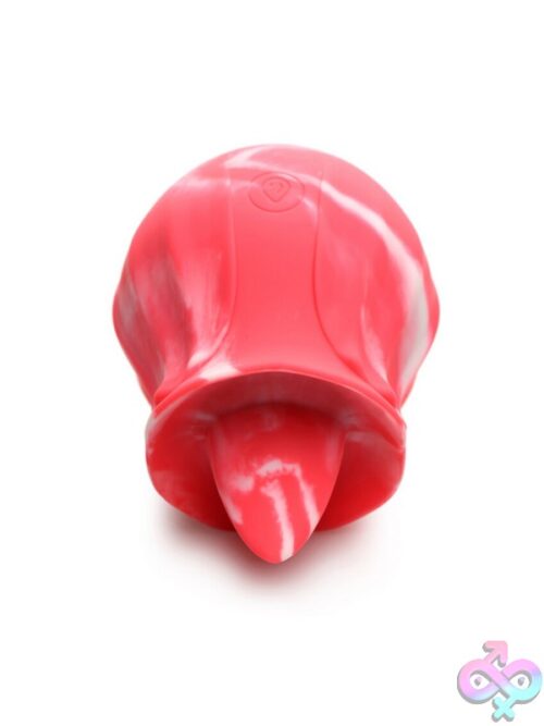 Gossip Licking Rose 10 Function Rechargeable Silicone Pink Twirl - Image 2
