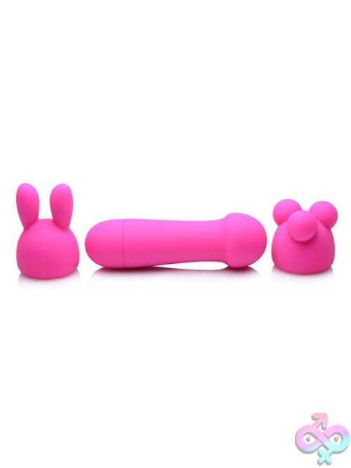 Gossip Mini Wand With Two Attachments – Magenta - Image 2