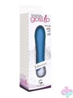 Curve Novelties Vanessa wand vibrator in azure blue silicone with smooth curved body by Curve Novelties